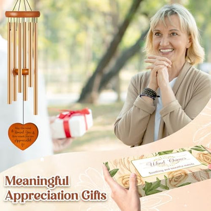 Thank You Gifts for Women, Thank You Gifts Wind Chimes - with