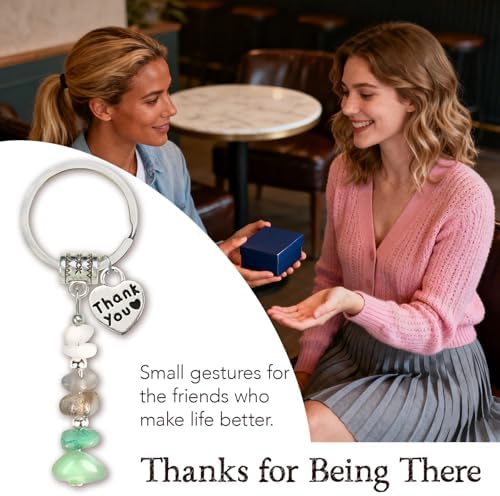 Never Forget the Difference You Make, Crystal Keychain Thank You Gift