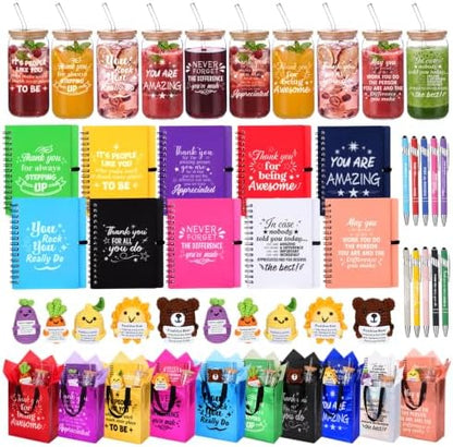 Spiareal 80 Pcs/10 Sets Christmas Employee Appreciation Gifts Bulk