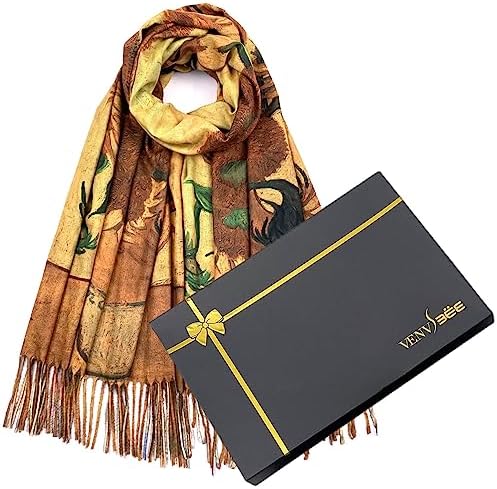 Van Gogh Scarves Art Scarf for Women Best Gift Reversible Soft Shawl