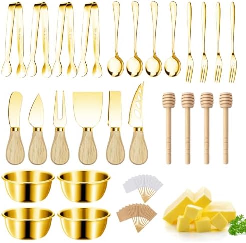 Charcuterie Boards Accessories Gold Charcuterie Utensils Cheese Butter