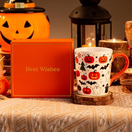 YUN TAO Halloween Mug, 11 Oz Ceramic Nightmare Before Christmas Mug