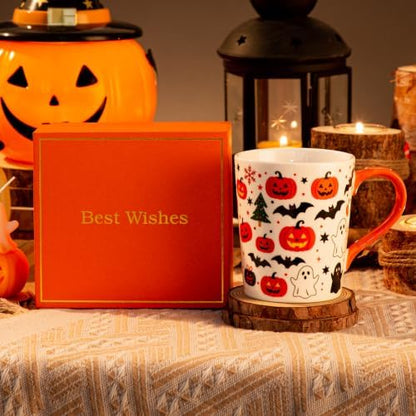 YUN TAO Halloween Mug, 11 Oz Ceramic Nightmare Before Christmas Mug