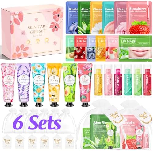 36 Pcs Bulk Gifts For Women, Spa Party Supplies, Bulk Facial Mask, Lip