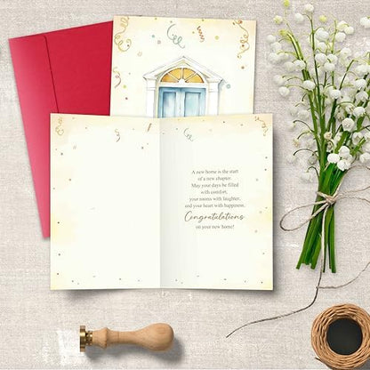 Happy New Home Congratulations Card for New Homeowners, Housewarming