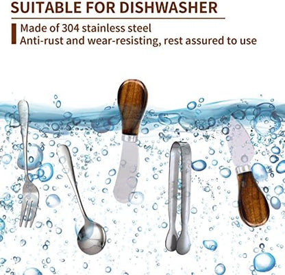 Charcuterie Accessories (20 Pcs), Cheese Spreaders for Charcuterie