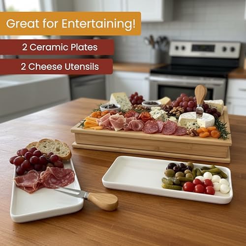 The Cheese Chapter | 100% Bamboo | Book-Inspired Charcuterie & Cheese
