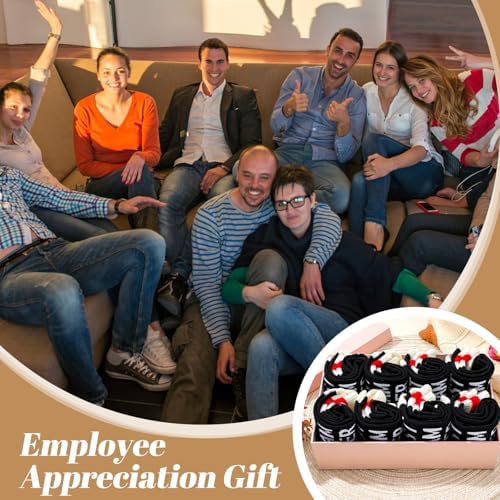 Glitopper 24 Pairs Best Team Ever Gifts Socks Bulk