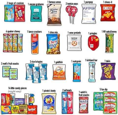 CRAVEBOX Snacks Box Variety Pack Care Package (45 Count) Halloween