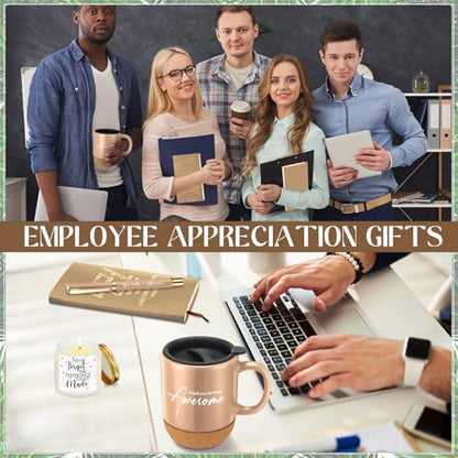 Sayglossy 4 Pcs Thank You Gift Set for Men Employee Coworker Teacher