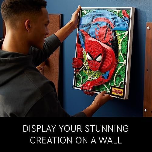 LEGO Art The Amazing Spider-Man 31209 Build & Display Home Decor Wall