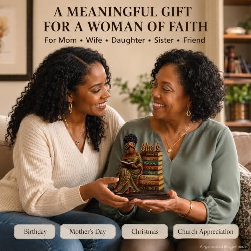 African American Christian Gifts for Women, Black Girl Bible Desk