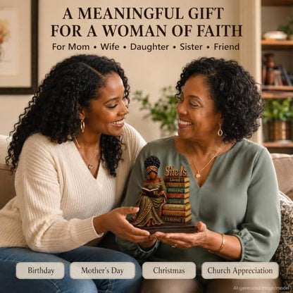 African American Christian Gifts for Women, Black Girl Bible Desk