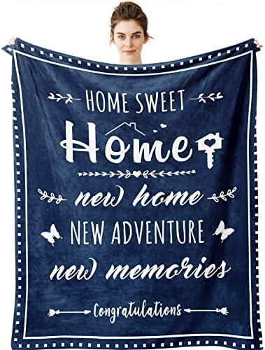 Yamco New Home Gifts Blanket - House Warming Gifts for New Home 60" X