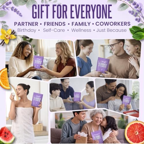 Cleverfy Shower Steamers, Stocking Stuffers for Women and Men, 6 Pack