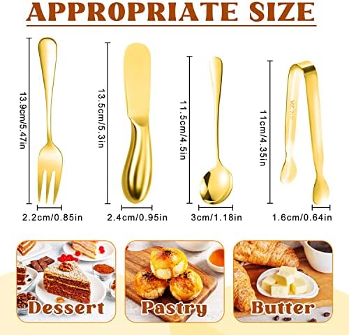 Cheese Butter Spreader Knives Set Charcuterie Accessories 16 Pieces