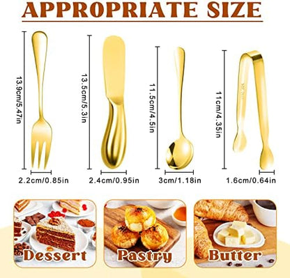 Cheese Butter Spreader Knives Set Charcuterie Accessories 16 Pieces