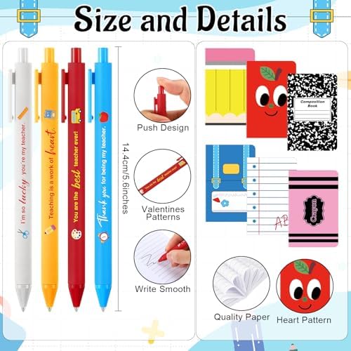 Funrous 32 Pcs Teacher Appreciation Gifts Set Thank You Teacher Makeup