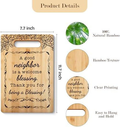 Neighbor Gifts Cutting Board Chopping Board, Best Neighbor Gifts