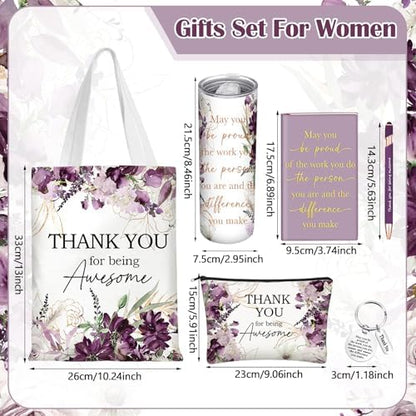 Wiwiqing 6 Pcs Employee Appreciation Gifts for Women, Elegant Style