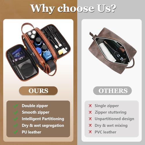 Mens Gifts for Birthday,Toiletries Travel Bag,Anniversary Groomsmen