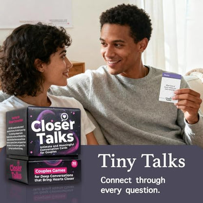 Couples Games, Conversation Cards Game Couples Edition, 162 Closer