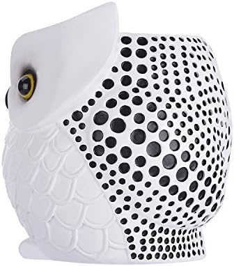 Owl Pen Holder, Owl Pen Pencil Container Carving Brush Pot Brush