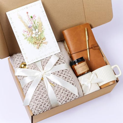 Self Care Gift Baskets for Women, Get Well Soon Gift Package, Thinking
