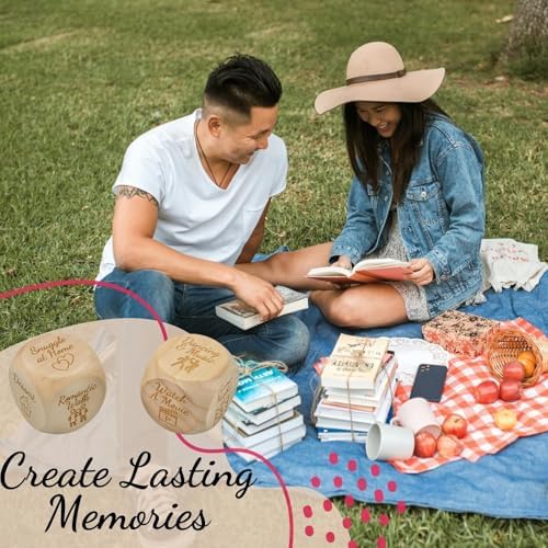 Deluxe Date Night Dice Game – 6 Dice, Decision Coin, Game Board &