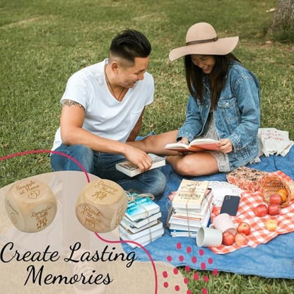 Deluxe Date Night Dice Game – 6 Dice, Decision Coin, Game Board &