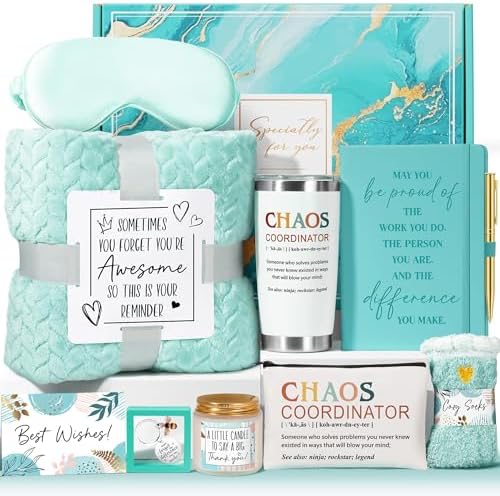 Thank You Gifts for Women, Bosses Day Chaos Coordinator Gifts Set for