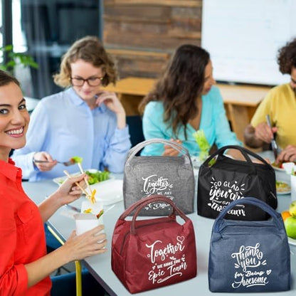 24 Pcs Inspirational Lunch Bags, Team Appreciation Gifts Bulk