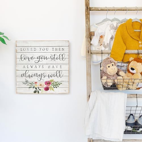 Simply Said, INC Perfect Pallets 14" Wood Sign - Loved You Then, Love
