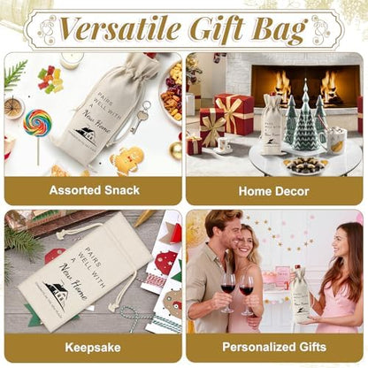 House Warming Gifts New Home, Wine/Champagne Bag with Thicken