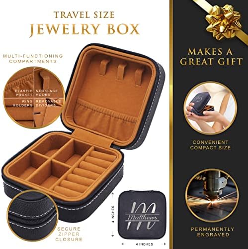 My Personal Memories Custom Personalized Travel Jewelry Case Organizer
