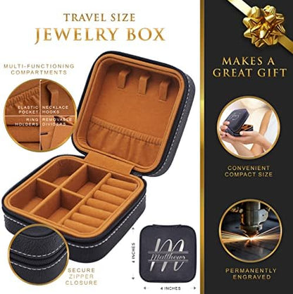 My Personal Memories Custom Personalized Travel Jewelry Case Organizer