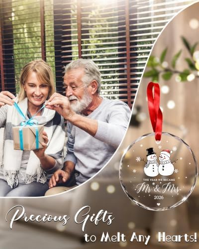 Christmas Married Ornament 2026, Wedding Gifts for Couple Married