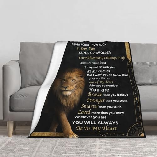 Birthday Gifts for Son Gifts from Mom Dad to My Son Adult Blanket
