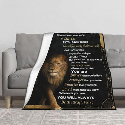Birthday Gifts for Son Gifts from Mom Dad to My Son Adult Blanket