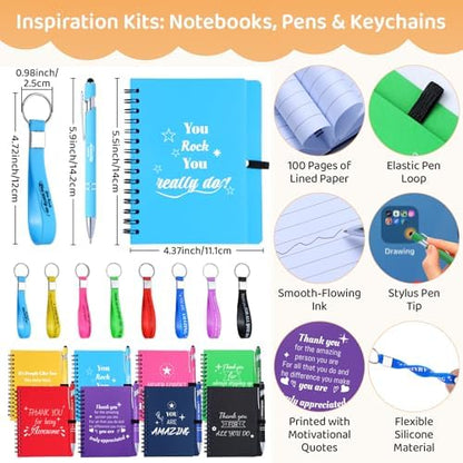 48 Pcs/8 Sets Employee Appreciation Gifts Bulk - Includes Thank You