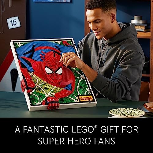 LEGO Art The Amazing Spider-Man 31209 Build & Display Home Decor Wall