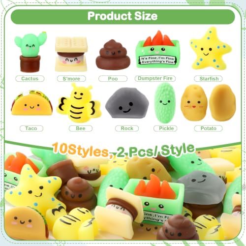 Thenshop 20 Pcs Appreciation Gifts for Coworkers Employees 10 Styles