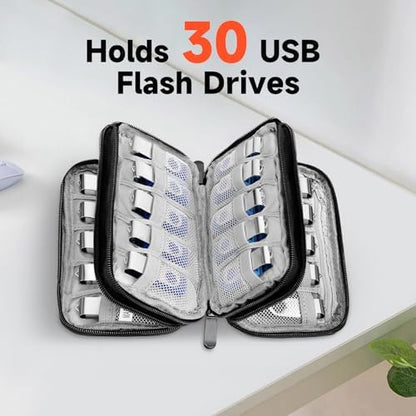 USB Flash Drive Case with Labels, Gifts for Men, USBs Case Organizer
