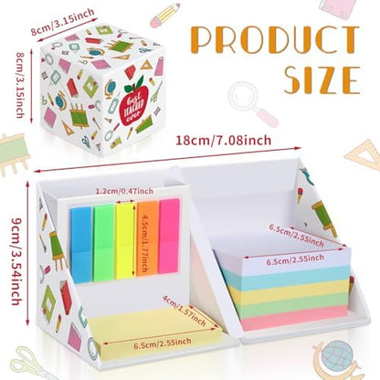 Eaasty Teacher Appreciation Gifts Sticky Notes Organizer with Pen