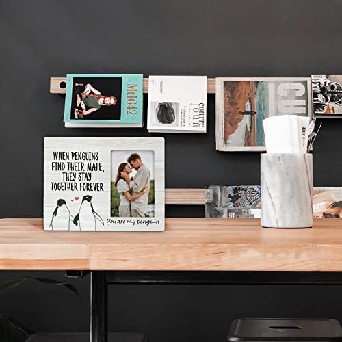 FONDCANYON love picture frames for couples,You Are My Penguin Couple