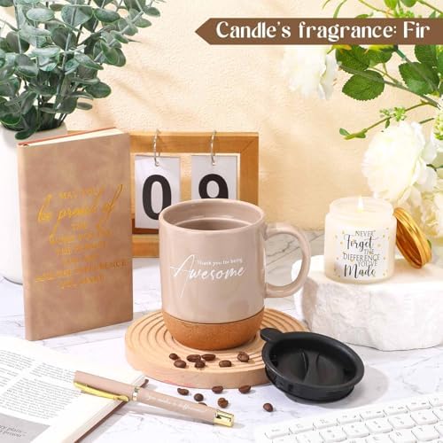 Sayglossy 4 Pcs Thank You Gift Set for Men Employee Coworker Teacher