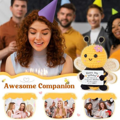 Mini 18th Birthday Gifts for Girl, Mini Cute Bee Gifts for 18 Year Old