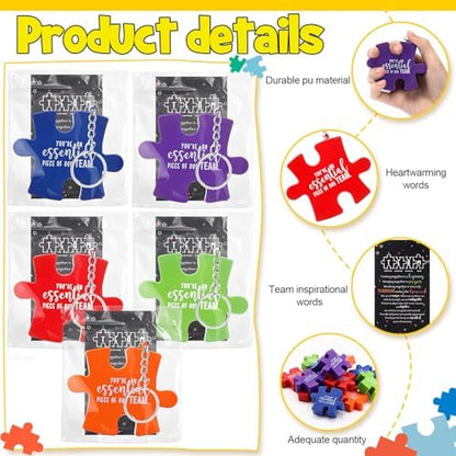 Hollowfly 40 Sets Team Appreciation Gifts, Flexible Pressed Puzzle