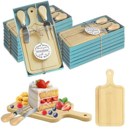 12 Sets Bridal Shower Game Prizes, Mini Charcuterie Boards, Bamboo