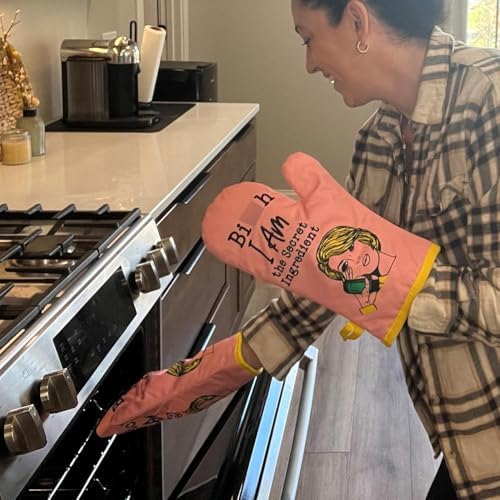 Miracu Funny Kitchen Cooking Oven Mitts, Baking Stuff Baker Gifts for